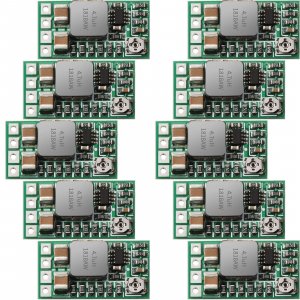 Weewooday 10 Pcs Buck Converter 5V Regulator, 12V 24V to 5V 3A