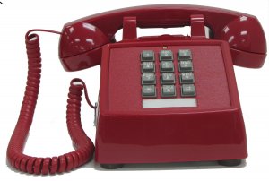 Cortelco 2500-VOE-MD-RD 250047-voe-20md Desk W/ Electric Ringer
