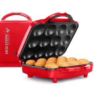 Holstein Housewares HU09006R One Dozen Cupcake Maker - Red