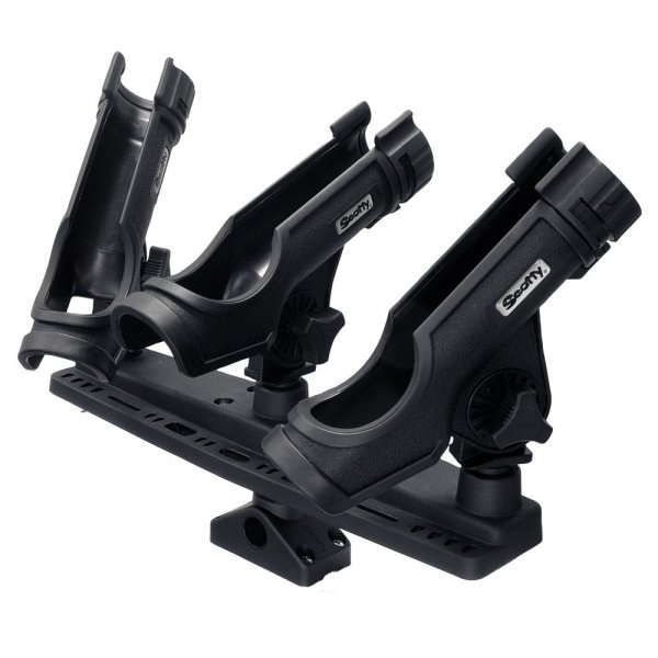 Scotty 0256 Triple Rod Holder with Power Lock Rod Holders