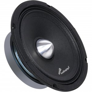 Audiopipe APMB628PC Low Mid Frequency Loudspeaker 6" 200W Max Each Dust Cap