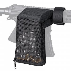 CVLIFE Brass Shell Catcher Cartridge Collector Mesh Heat Resistant Padded Mesh Brass Casing Catcher with Zippered Bottom Quick Release Brass Catcher