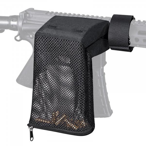 CVLIFE Brass Shell Catcher Cartridge Collector Mesh Heat Resistant Padded Mesh Brass Casing Catcher with Zippered Bottom Quick Release Brass Catcher