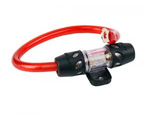 Audiopipe NQ604 Mini ANL Fuse Holder with 1ft. 4ga. Cable