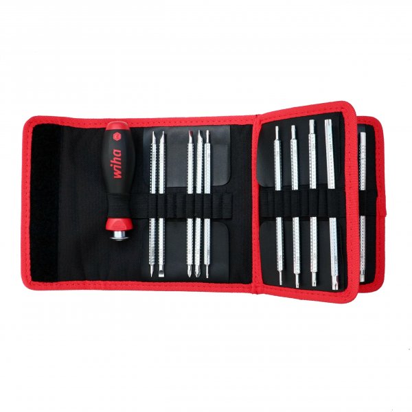 Wiha 28189 Drive-Loc VI Slot/Ph/Torx/Hex Inch/Hex Metric in Wallet - 15 Piece