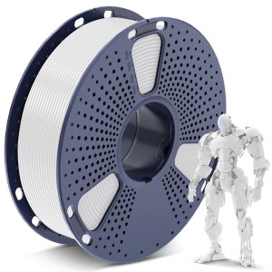 SUNLU PLA 3D Printer Filament PLA Filament 1.75mm, Neatly Wound 3D Printing Filament, Dimensional Accuracy +/- 0.02 mm, Fit Most FDM 3D Printer, 1kg Spool (2.2lbs), Good for Lithophane, White
