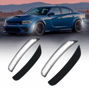 AUTOONE LED Side Marker Lights Compatible With Dodge Charger 2015-2023
