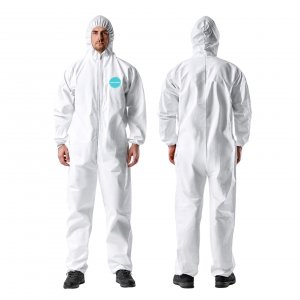 Andes Hazmat Suit, Disposable Paint Suit, Lab Coverall, Size X-Large
