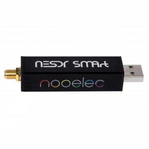 Nooelec RTL-SDR v5 SDR - NESDR Smart HF/VHF/UHF (100kHz-1.75GHz) Software Defined Radio. Premium RTLSDR w/ 0.5PPM TCXO, SMA Input & Aluminum Enclosure. RTL2832U & R820T2 (R860)-Based Radio