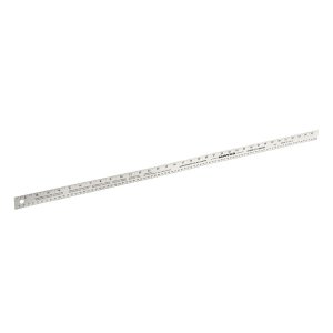 Mayes 10189 36 Inch x 1 Inch Aluminum Ruler