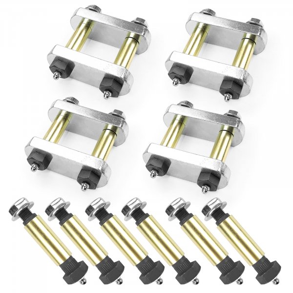 FEXON UO12-016 Heavy Duty Shackle Upgrade Kit For CRE3000 Stock and Equaflex 2.25" Shackles Tandem Axle Truck/Trailers Suspension Set