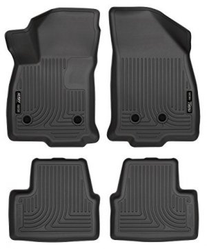 Husky 98281 Weatherbeater Front/2nd Seat Floor Liners For 2016-19 Chevrolet Volt