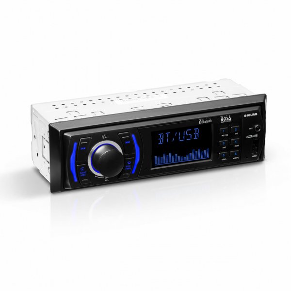 BOSS Audio Systems 616UAB Car Stereo With Bluetooth - Single DIN, MP3, USB, Aux-in, AM/FM, No CD DVD Player