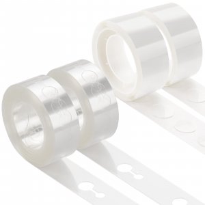 KICNIC Balloon Arch Strip Kit, 32.8 ft Tape Strips, 200 Glue Point Dots