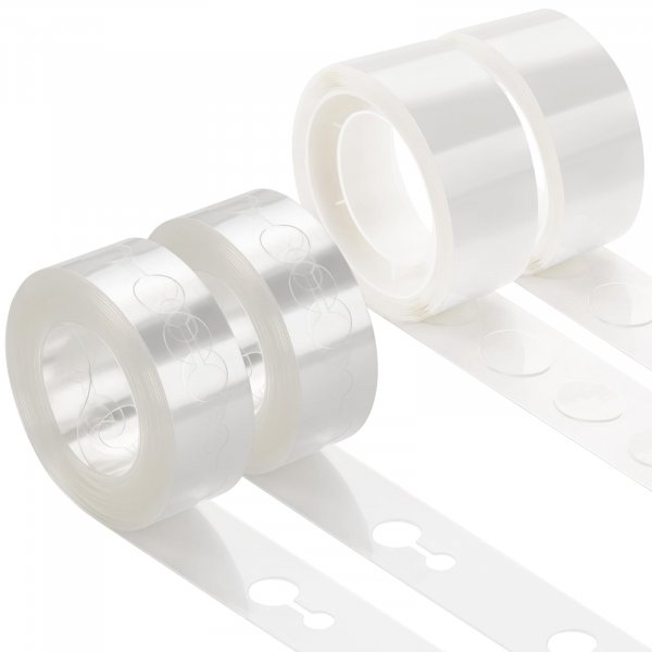 KICNIC Balloon Arch Strip Kit, 32.8 ft Tape Strips, 200 Glue Point Dots