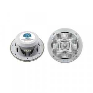 Lanzar AQ5CXW 5.25" 400 Watt 2 Way White Marine Speaker pair