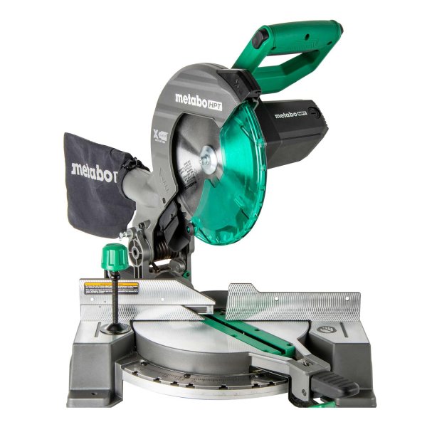 Metabo HPT 10-Inch Compound Miter Saw, 15-Amp, Single Bevel, C10FCG2