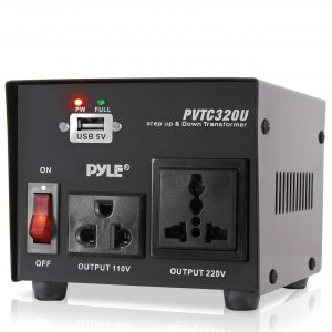 Pyle PVTC320U 500W Step Up & Down Voltage Converter Transformer AC 110/220V