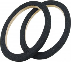 Nippon RING69CBK 6" x 9" Black Carpeted Speaker Ring pair