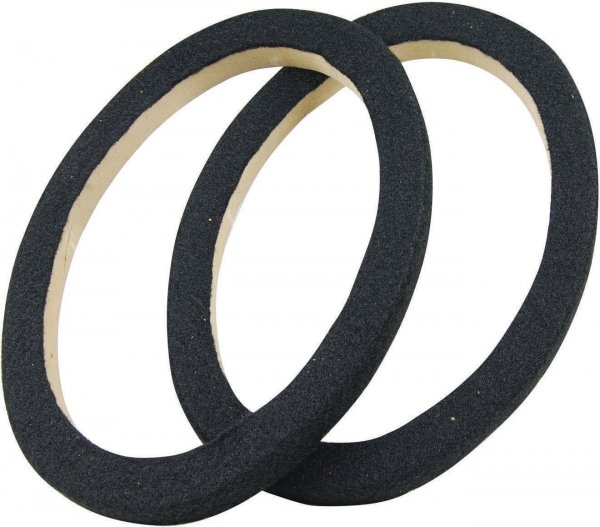 Nippon RING69CBK 6" x 9" Black Carpeted Speaker Ring pair