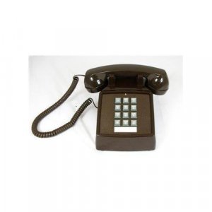 Cortelco 2500-V-BR 250045-vba-20m Desk W/ Volume - Brown
