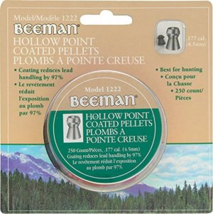 Beeman 1222B Hollow Point .177 Pellets 250 ct