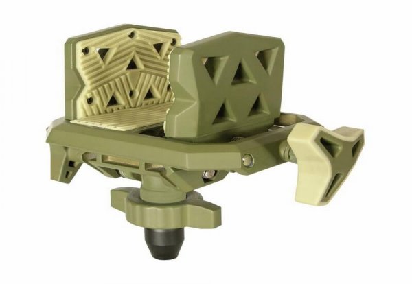 PRIMOS Hunting Gun Clamp, Edge Series, 360 Degree Panning, Dark Earth