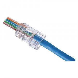Ideal 85-371 CAT-5E Feed-Thru RJ45 Mod Plugs (50 pk)