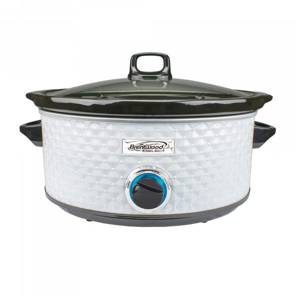 Brentwood Appliances SC-157W 7-Quart Slow Cooker (Pearl White)