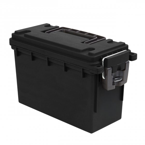 Sheffield 12629 Ammo Storage Box, .30 Cal Field Boxes, Lockable Storage Box with Handle, Secures Hunting Gear, Supplies, and Bullets, Made in USA