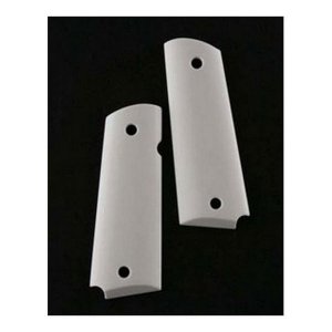 Hogue 45020 1911 Govt. Model Smooth Ivory Polymer - Ambi-Cut