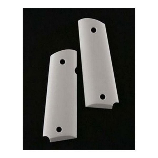 Hogue 45020 1911 Govt. Model Smooth Ivory Polymer - Ambi-Cut
