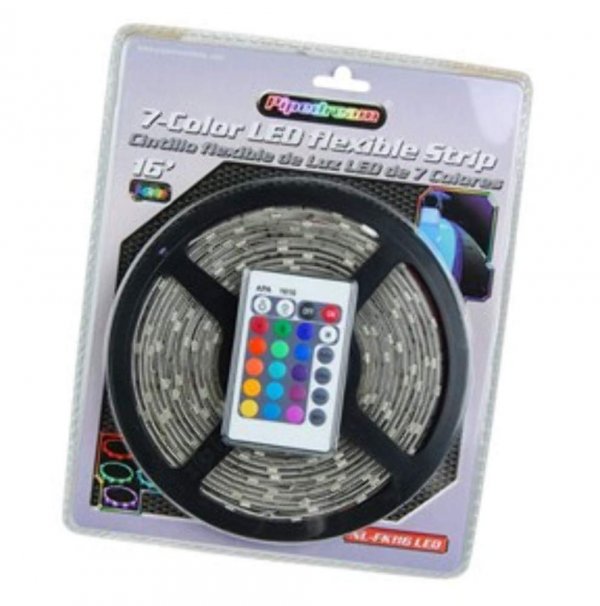 Pipedream NLKT216LEDM Flexible 16 Foot LED Rolls  7 Colors  Pack of Two