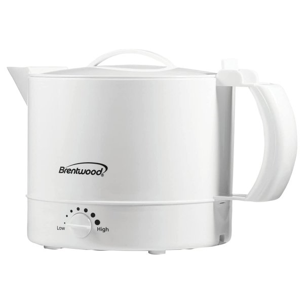 BRENTWOOD KT-32W 32Oz Plastic Hot Pot