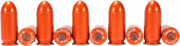 A-Zoom 45 AUTO SNAP Cap, Orange, 10PK, (15415)