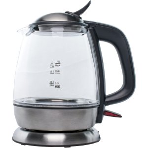 Brentwood Appliances KT-1910BK 1L Cordless Glass Electric Kettle