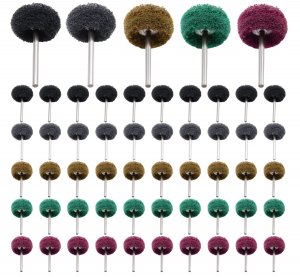 50/100/200pcs Abrasive Wheel, 1" Buffing Polishing Wheels