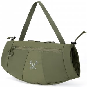 MOXULE Hunting Hand Warmer Muff: Insulated Fleece for Cold Weather Green