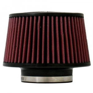 Injen X1014BR 8-Layer Oiled Cotton Gauze Air Filter (Black/Red)