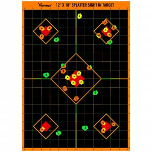 Highwild Sight in Splatter Paper Targets - Splash Effect of Multiple Colors - 12x18 Inch (10 Pack)