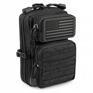 LIVANS Tactical Molle Utility Pouch, EDC Tool Pouch, Small Admin Pouch
