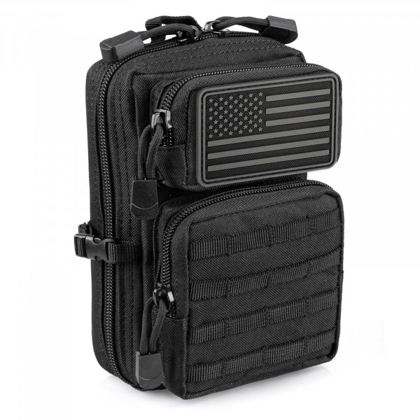 LIVANS Tactical Molle Utility Pouch, EDC Tool Pouch, Small Admin Pouch