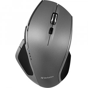 Verbatim 98622 Wireless 8-Button Deluxe Blue LED Mouse (Graphite)