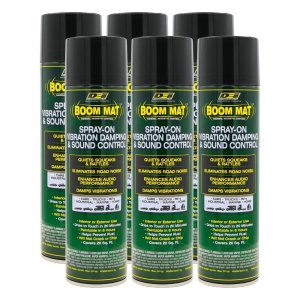 Design Engineering 050220 Boom Mat Spray-on Sound Deadening to Reduce Unwanted Road Noise and Vibration 18 Ounce (6 Pack)
