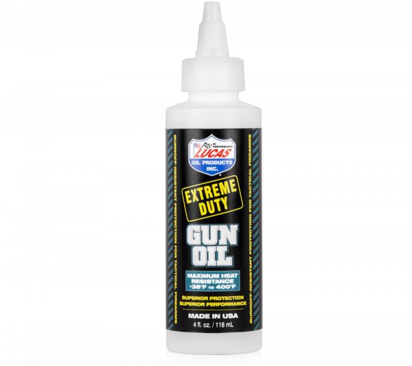 Lucas 10877 Oil Extreme Duty Gun Oil  4 oz Bottle