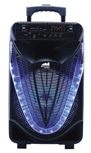 Naxa NDS-1233 Portable 12" Bluetooth Party Speaker w/Disco Light