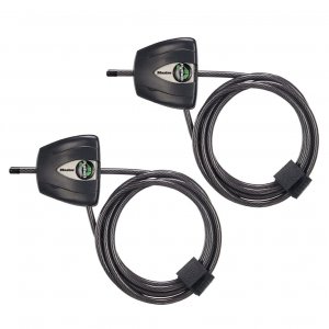 Master Lock Python Cable Lock Heavy Duty, Keyed, Anti-Theft 2-Pack, 8417TEC