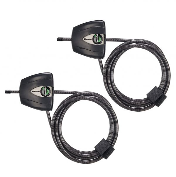 Master Lock Python Cable Lock Heavy Duty, Keyed, Anti-Theft 2-Pack, 8417TEC