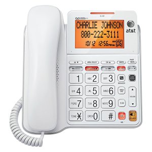 AT&T  CL4940 Corded Phone w/Answering System & Large Tilt Display