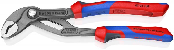 Knipex 8702180 7-/14-Inch Cobra Pliers - Comfort Grip